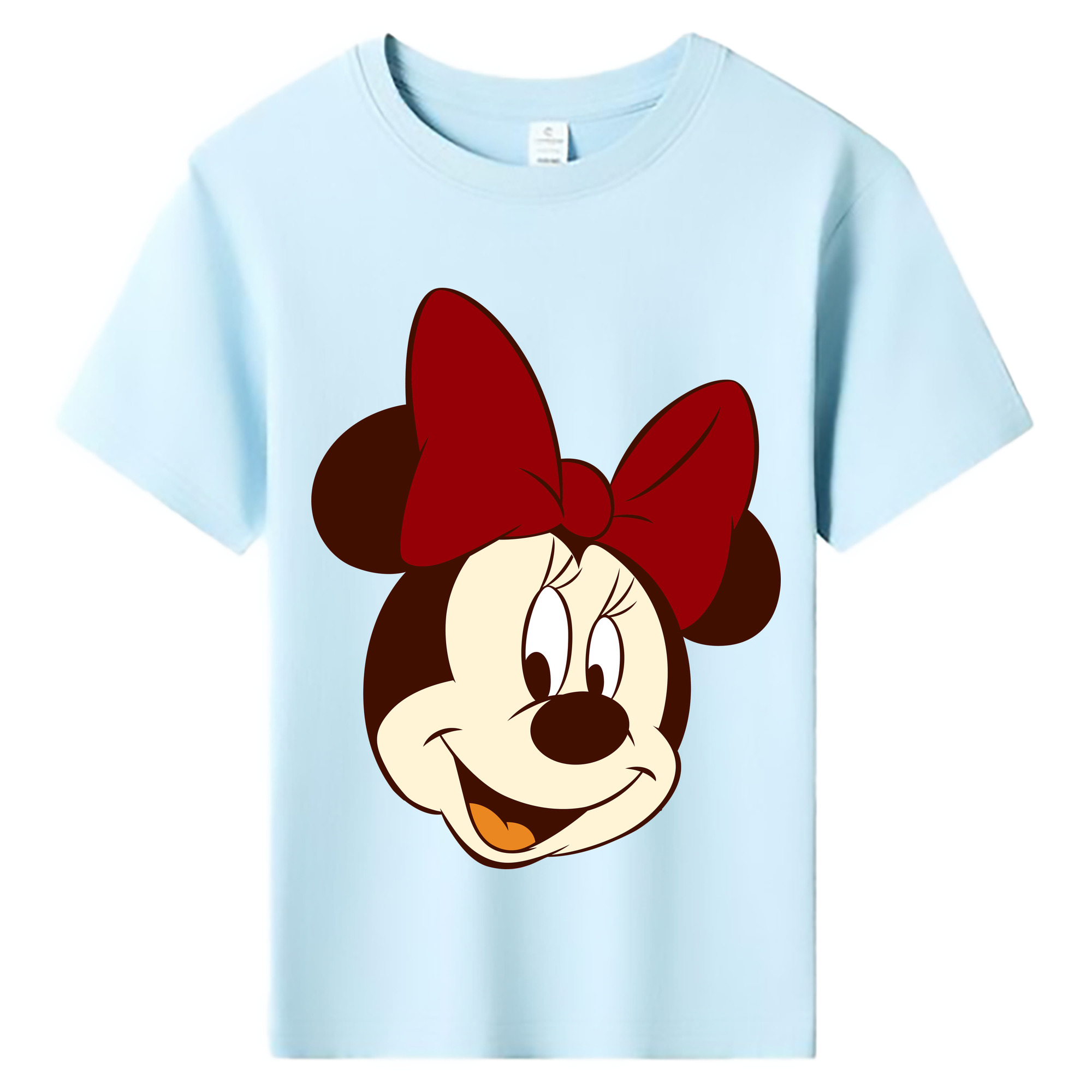 ミッキーマウス Mickey Mouse 綿100％キッズTシャツ（フロントプリント）